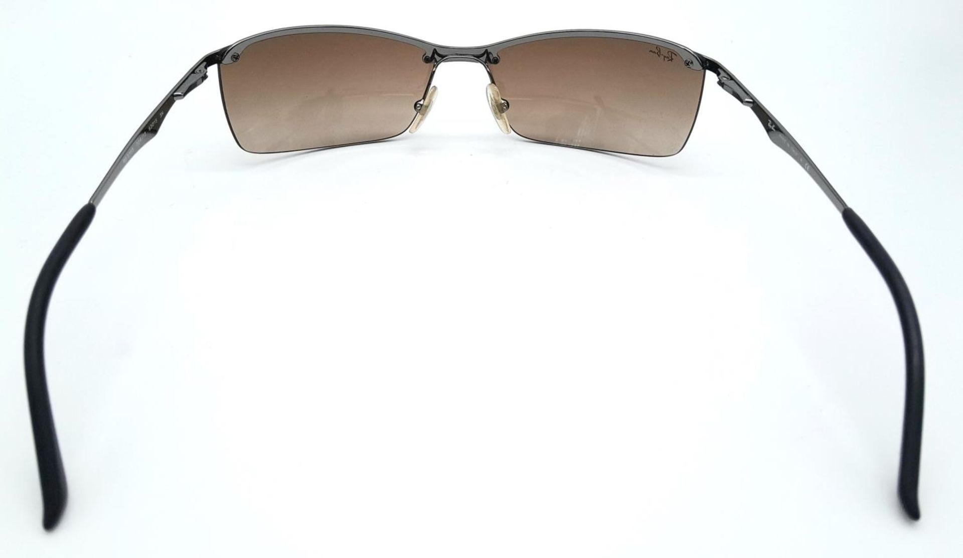 A Pair of Ray Ban Sunglasses - With case that needs restitching. - Image 6 of 8