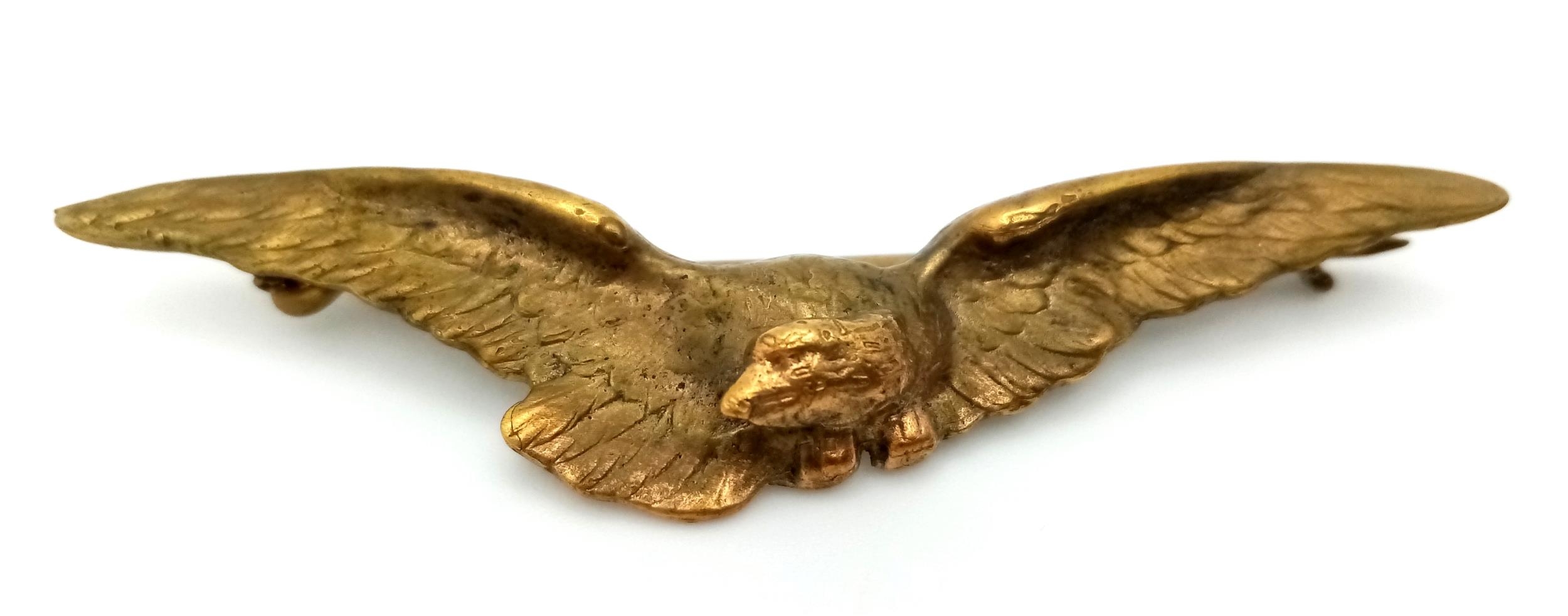 WW1 Unofficial in Country Made French Pilots Cap Badge.