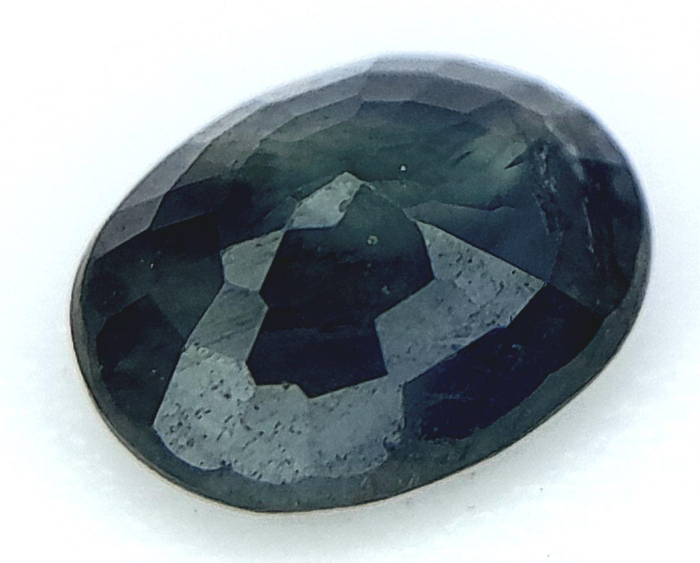 A 0.79ct Madagascan Blue Sapphire - GGI Certified - Image 2 of 4