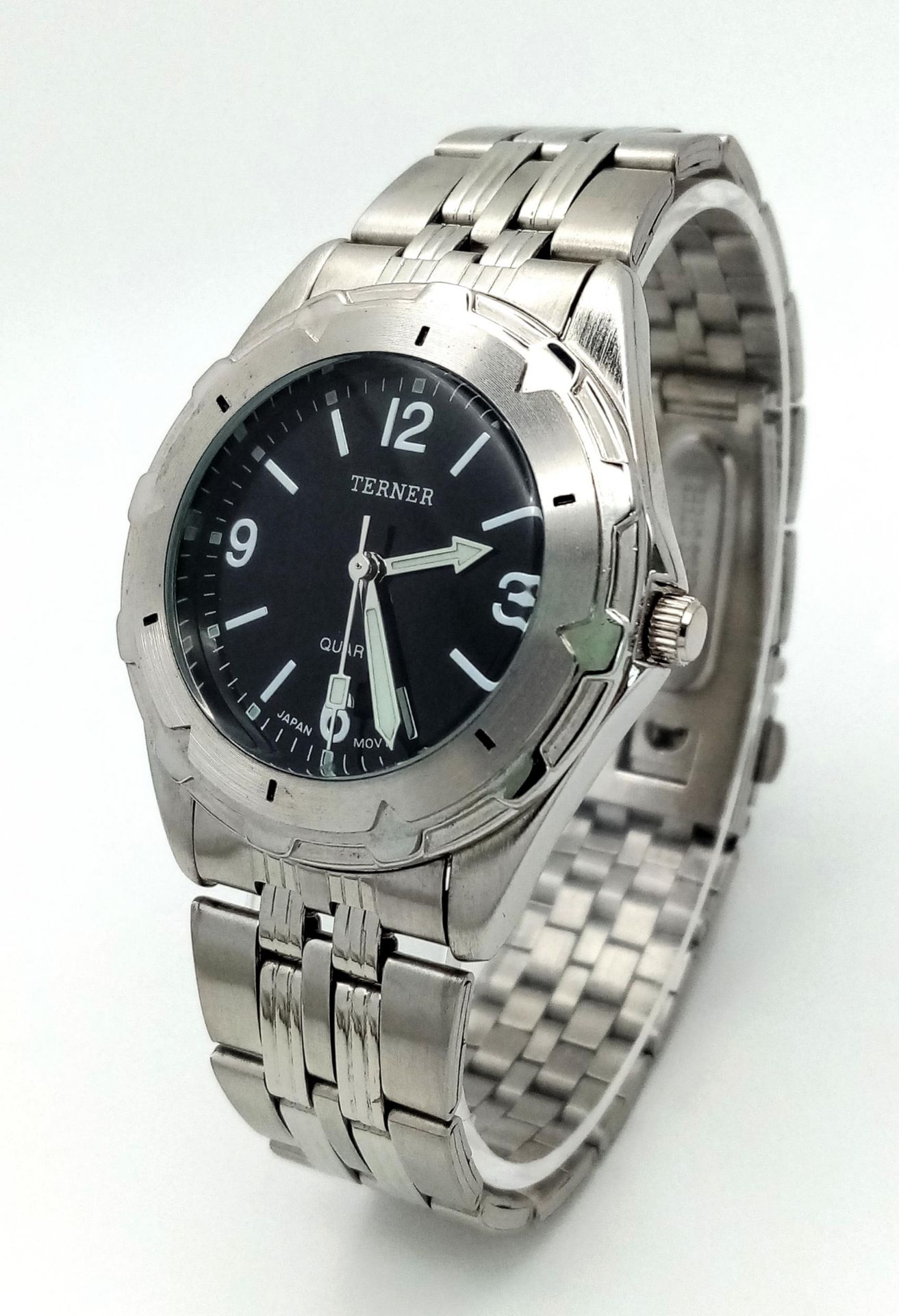 An Unworn Stainless Steel Quartz Watch by Bijoux Terner. 38mm Including Crown, Comes with original