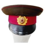Cold War Period 1962 Dated Officers Visor Cap from a Motorised Infantry Unit.
