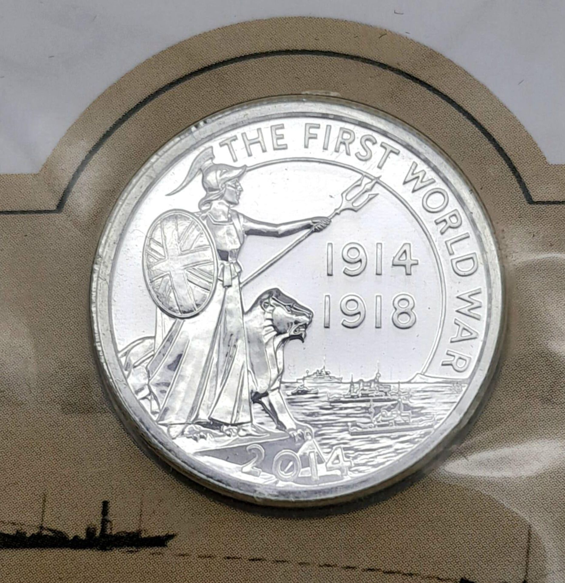 A collection of commemorative coins in proof or uncirculated condition to include "D day beach - Image 5 of 5