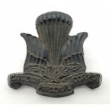 Super WW2 Plastic (Cellulose Acetate) Economy Issue 1st Canadian Parachute Battalion Cap Badge