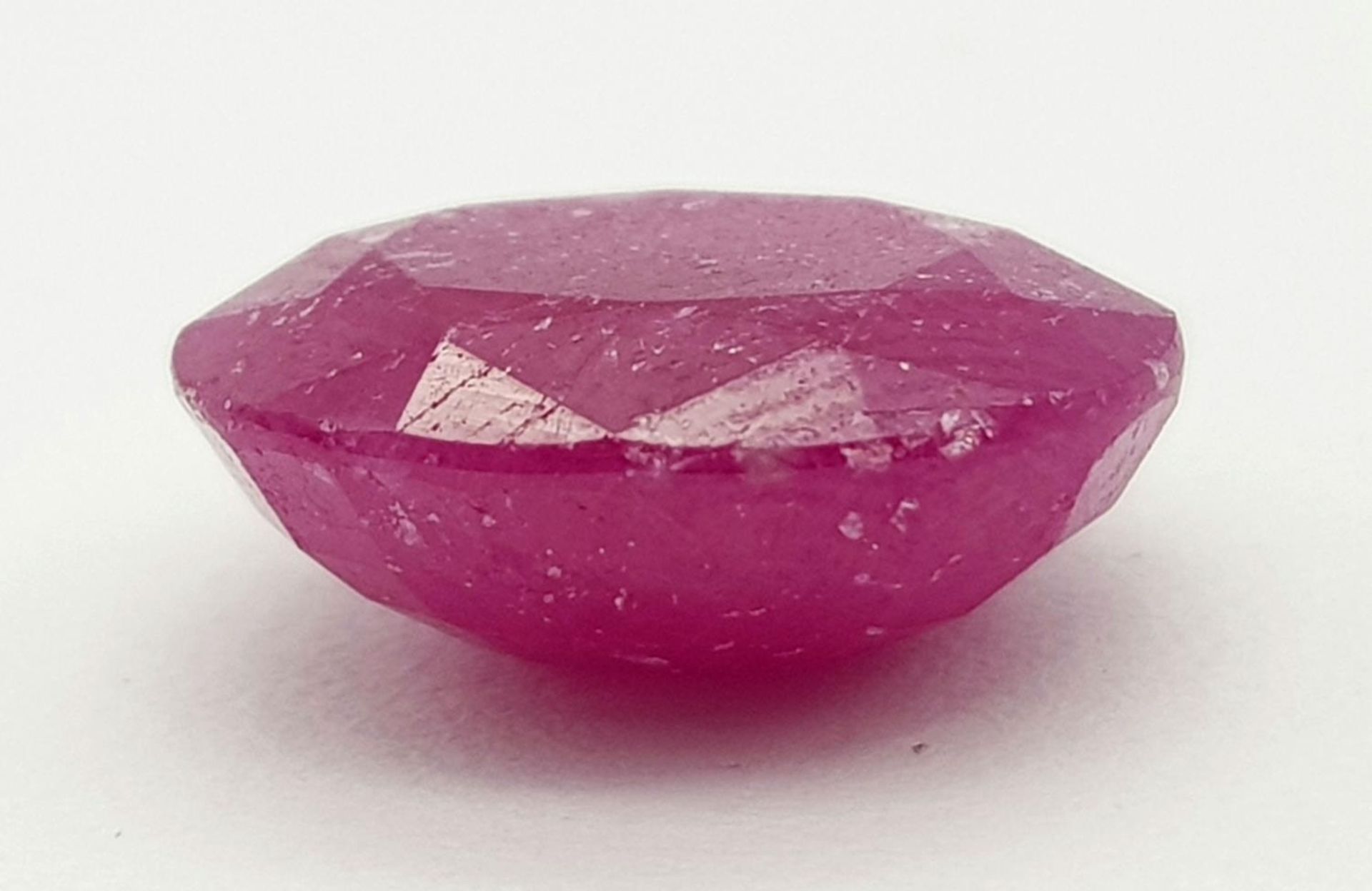 A 7.43ct Untreated Ruby - GFCO Swiss Certified. - Image 2 of 5