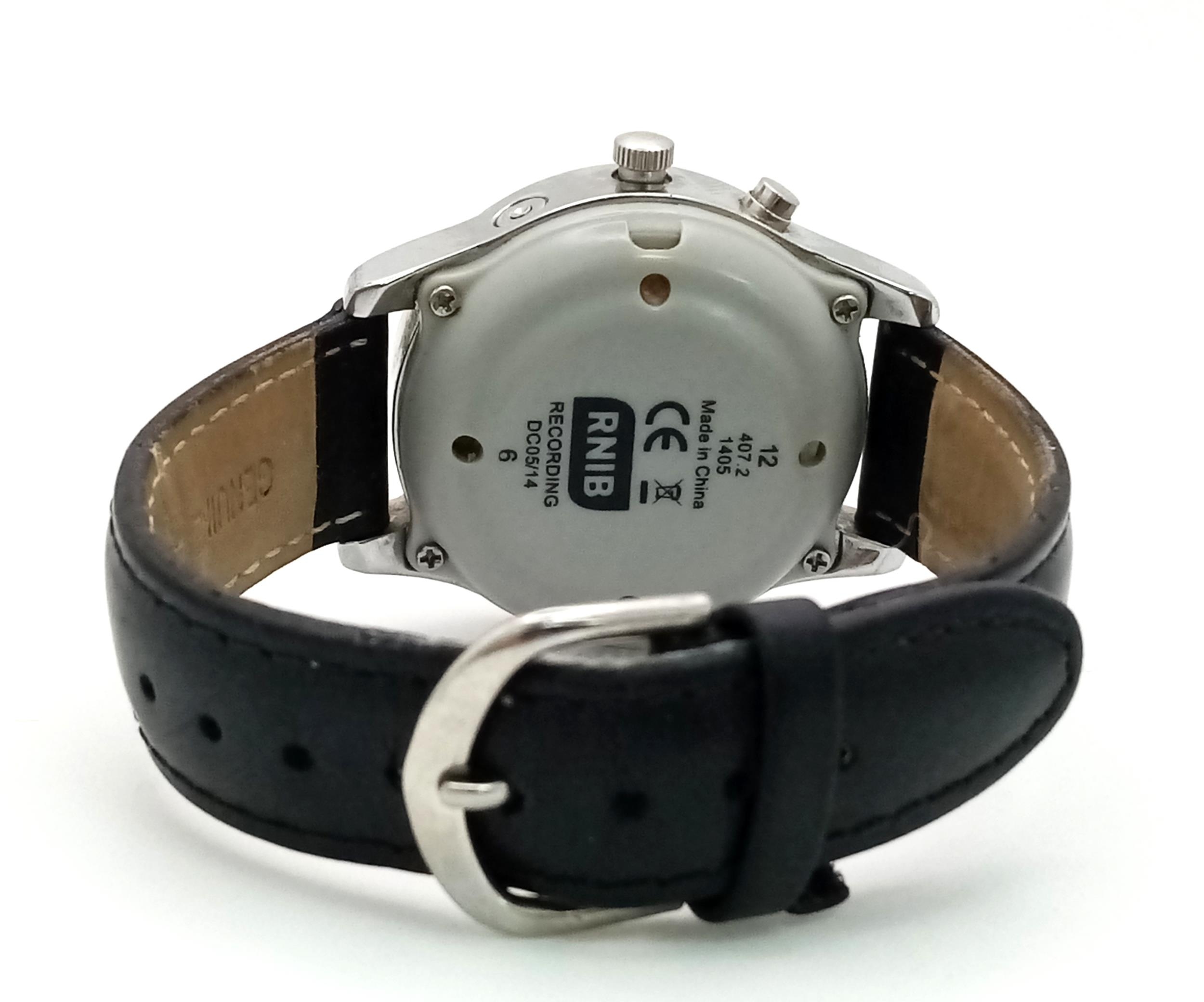 A Very Interesting and Scarce Vintage Lifemax Atomic Talking Watch with Radio Signal Updated Timing. - Image 5 of 5