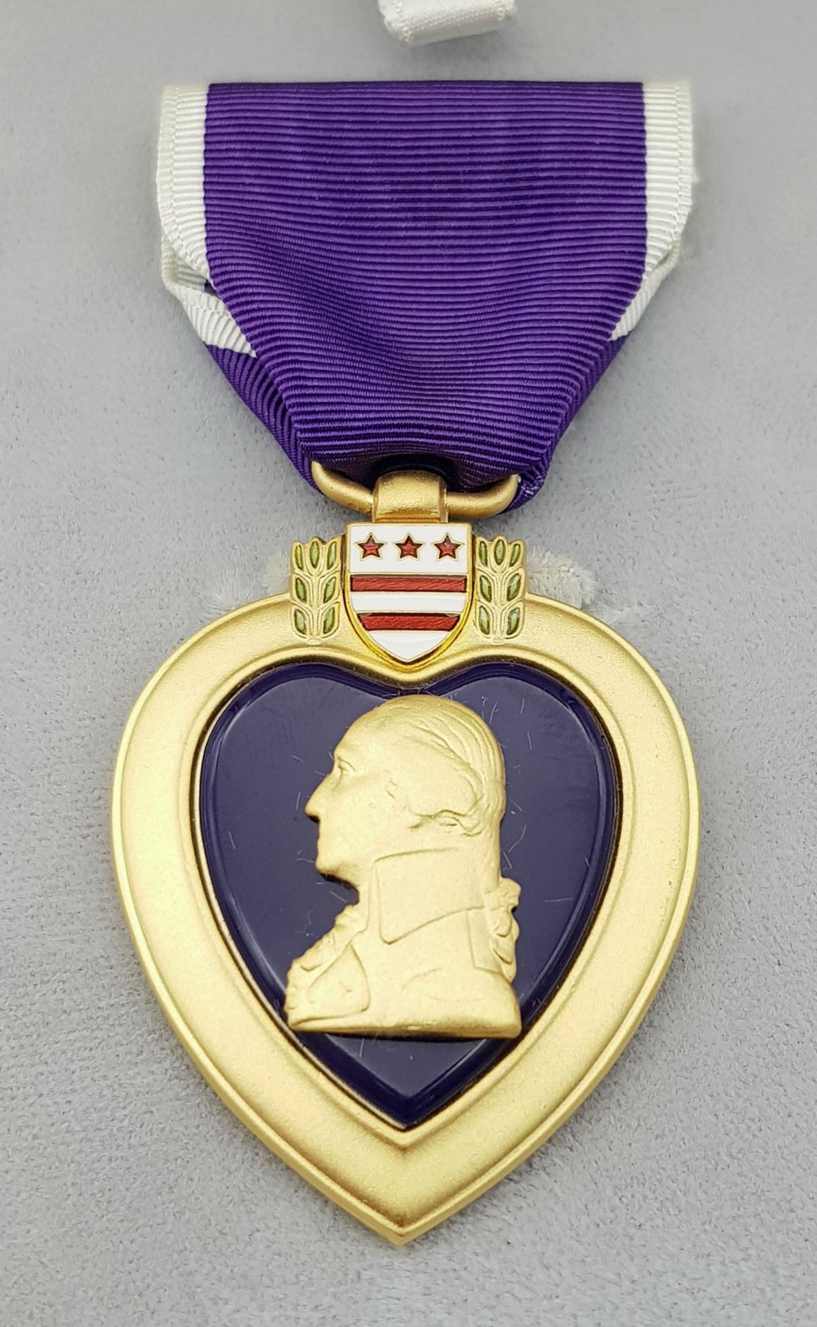 Vietnam War Era Purple Heart Medal. In original presentation box. It is missing the ribbon bars as