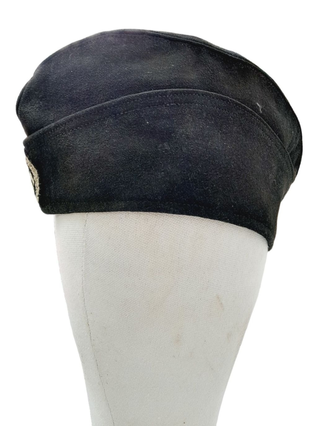 3rd Reich Schutzmannschaft Side Cap. Worn by the notorious Ukrainian Auxiliary Police. - Image 4 of 6