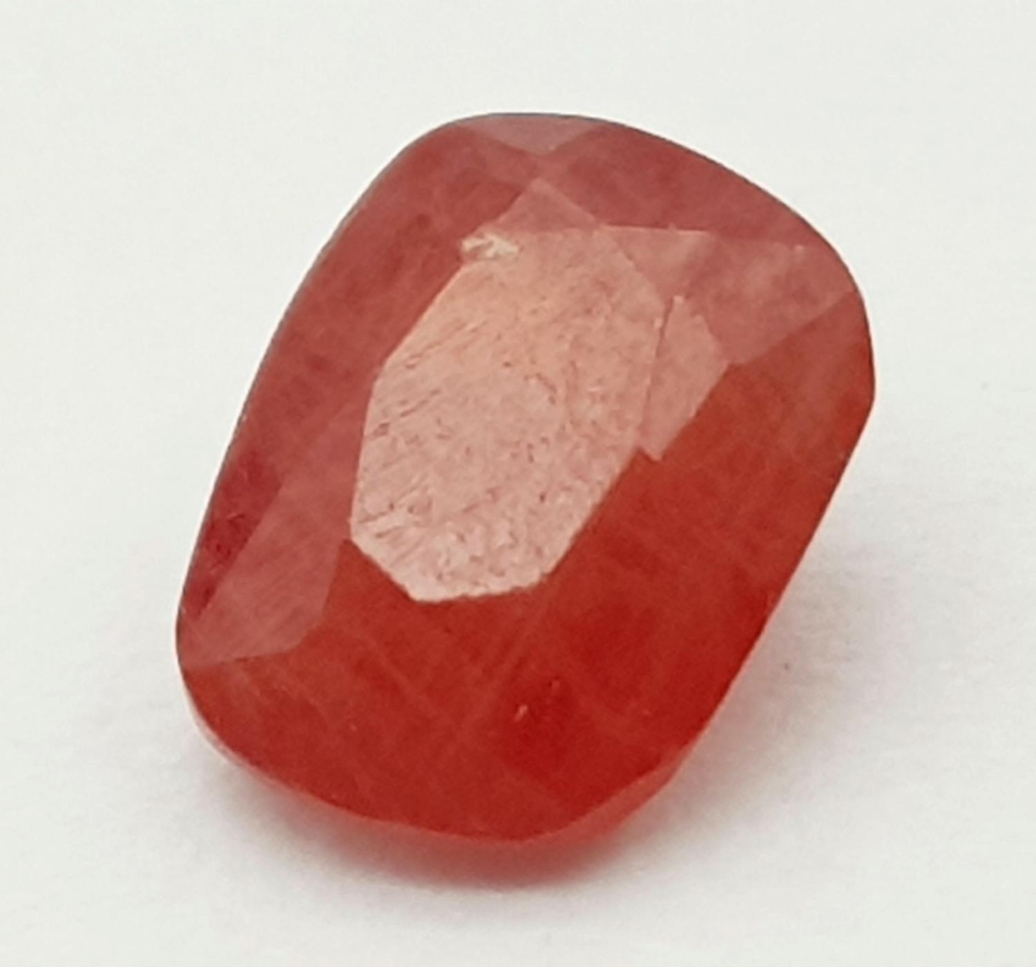 A 1.23ct Rare Tanzanian Orange Sapphire - GFCO Swiss Certified.