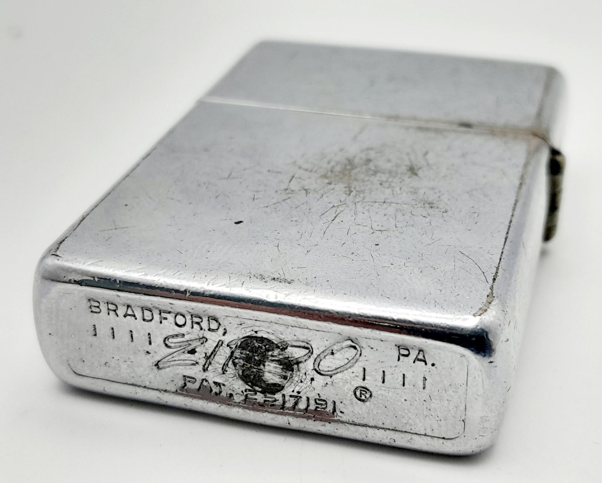 Vietnam Era Zippo Date Coded 1966. Etched to the USS Sutter County LST-1150. This Tank Landing - Image 7 of 8