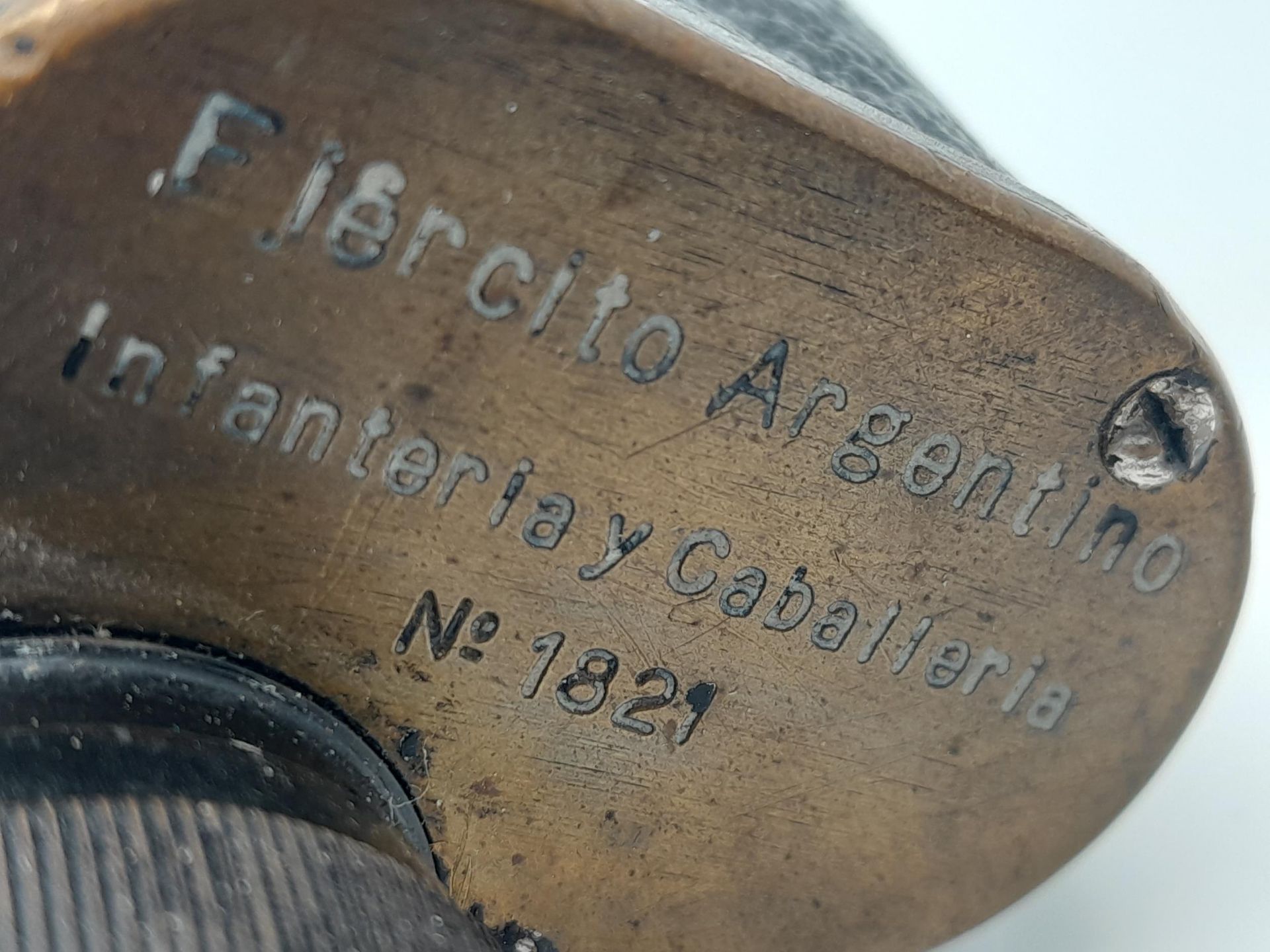 Genuine Falklands War Veteran Bring Back. Argentinian Binoculars taken from an Argentine Soldier - Image 6 of 6