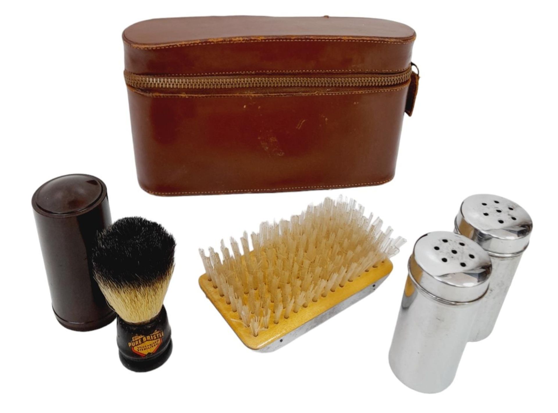 WW2 Escape and Evasion Shaving Set. In the original box it was sent to the Prisoner of War Camp. The