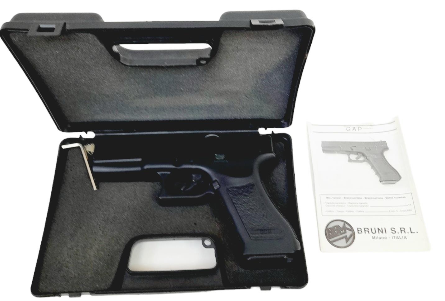 A Glock Gap 8mm Top Vented Blank Firing Pistol. Over 18 only. UK sales only. Blank guns should - Bild 4 aus 5