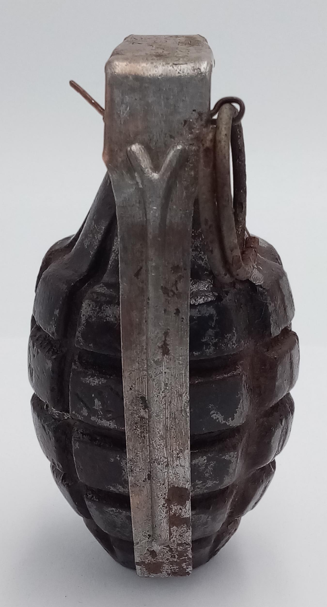 INERT WW2 Normandy Relic US Pineapple Grenade. This Grenade is one of several that were found in the - Image 3 of 5