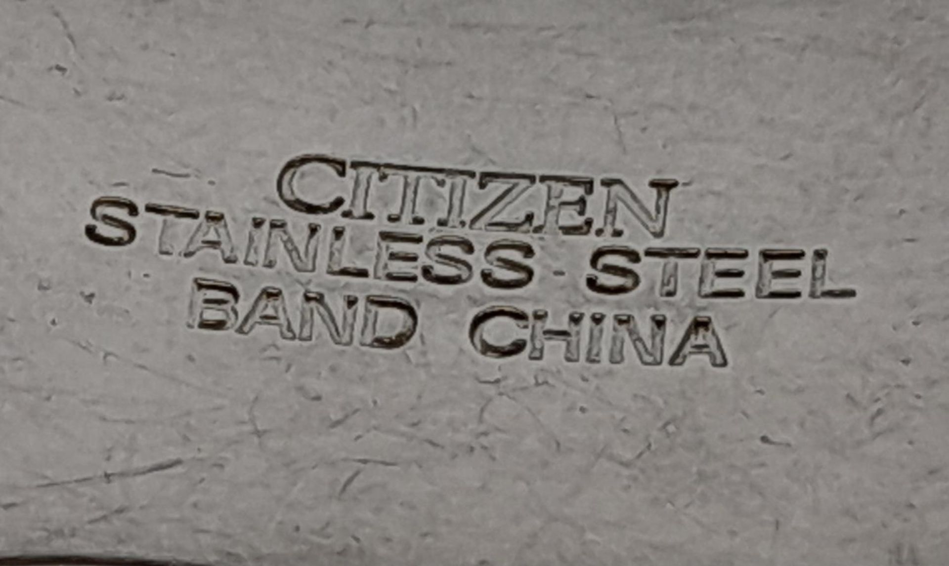 A Citizen Eco Drive Chronograph Gents Watch. Stainless steel bracelet and case - 42mm. Black dial - Bild 6 aus 6