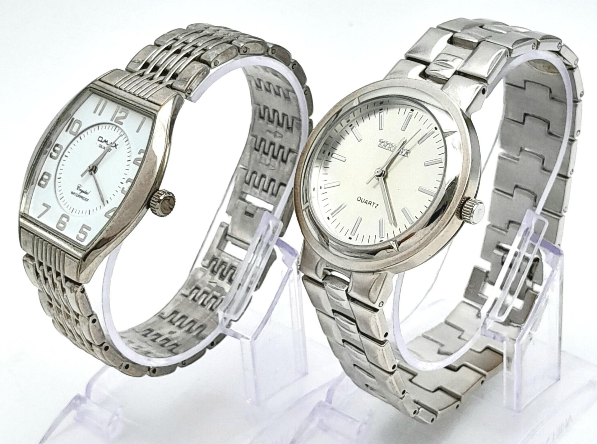A Parcel of Three Men’s Watches Comprising; 1) a Gold Tone Quartz Date Pocket Watch by RM - Bild 4 aus 7