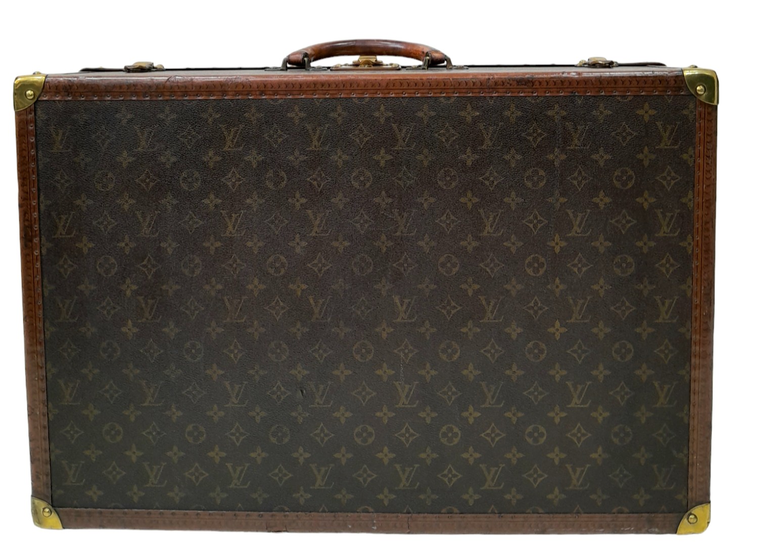 A Vintage Possibly Antique Louis Vuitton Trunk/Hard Suitcase. The smaller brother of Lot 38! - Image 2 of 12
