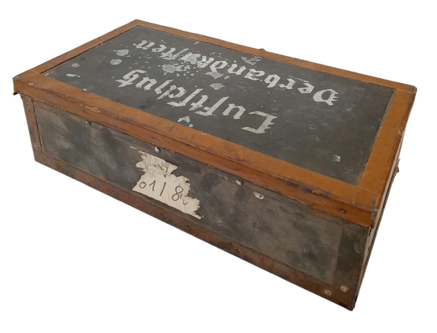1937 Dated Luftshutz (Air Raid Police) First Aid Box with contents. - Image 4 of 4