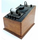 An Early 1920s Crystal Radio. 14cm x 18cm.