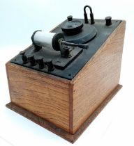 An Early 1920s Crystal Radio. 14cm x 18cm.