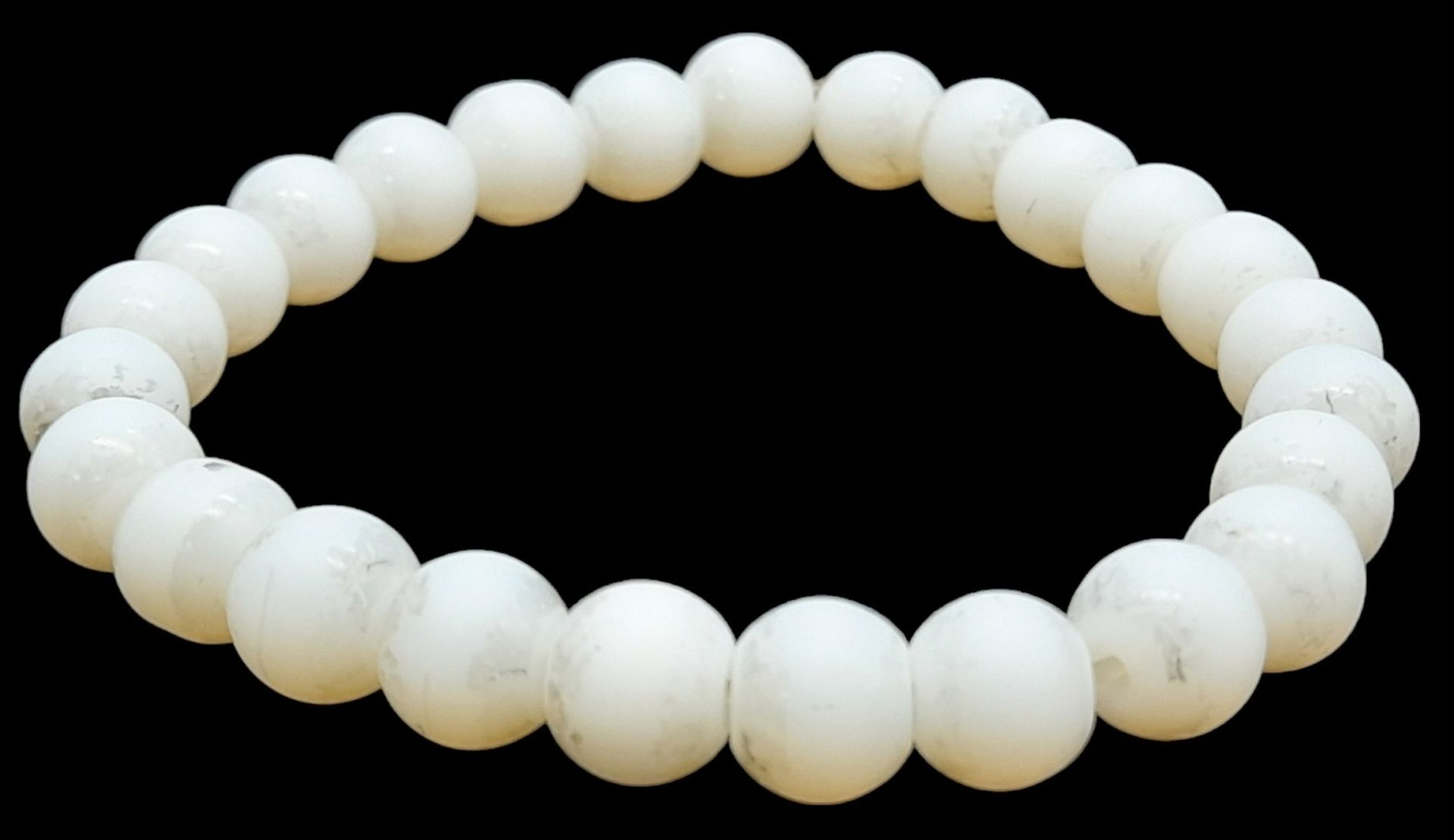 An Amazonite Expandable Bracelet. 7mm beads, 16g total weight. - Bild 2 aus 4