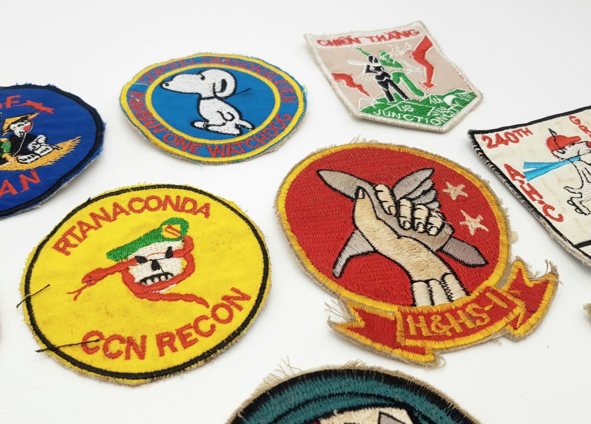 10 x Vietnam War Era In Country Made Patches. - Bild 3 aus 5