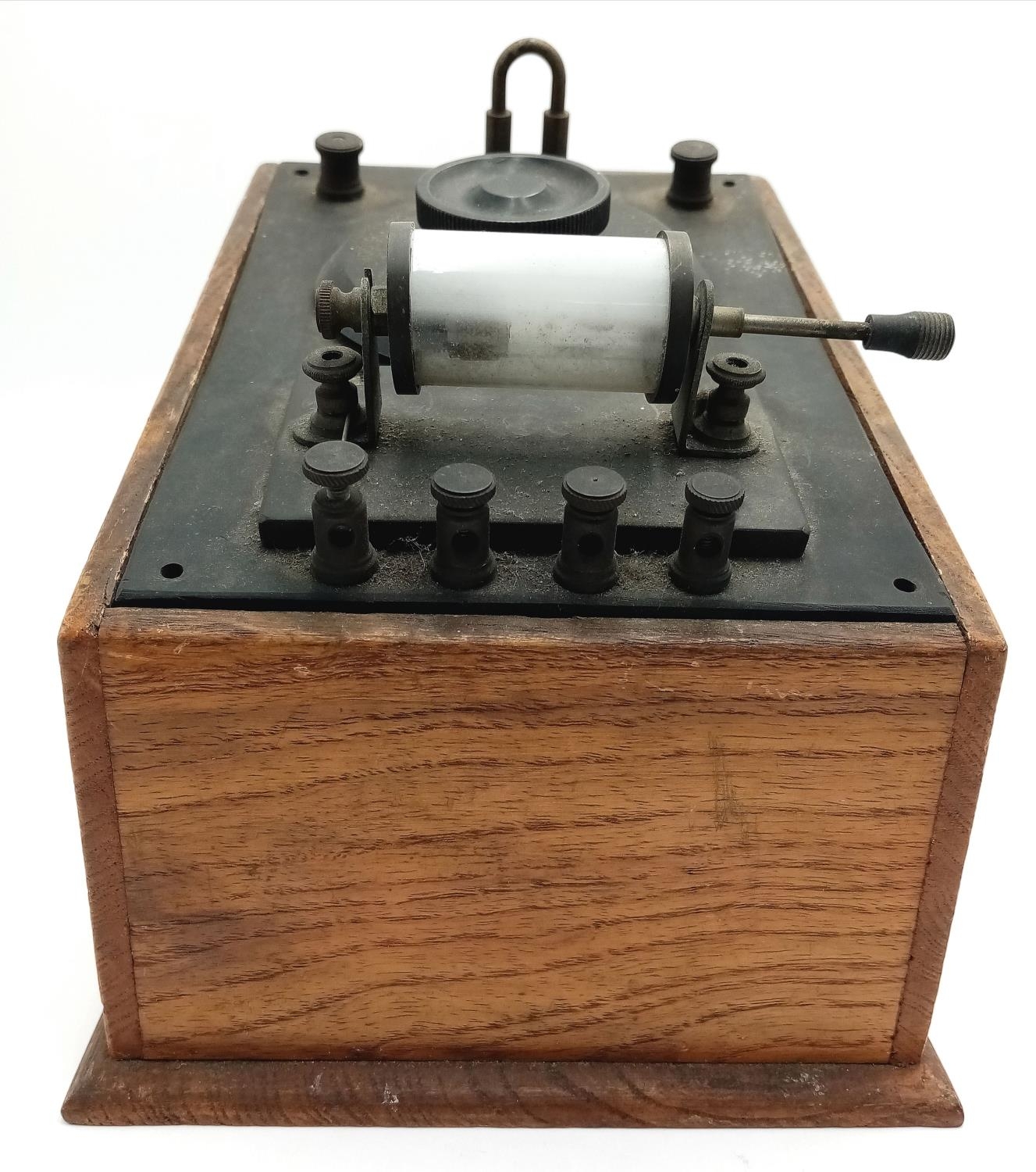 An Early 1920s Crystal Radio. 14cm x 18cm. - Bild 5 aus 6