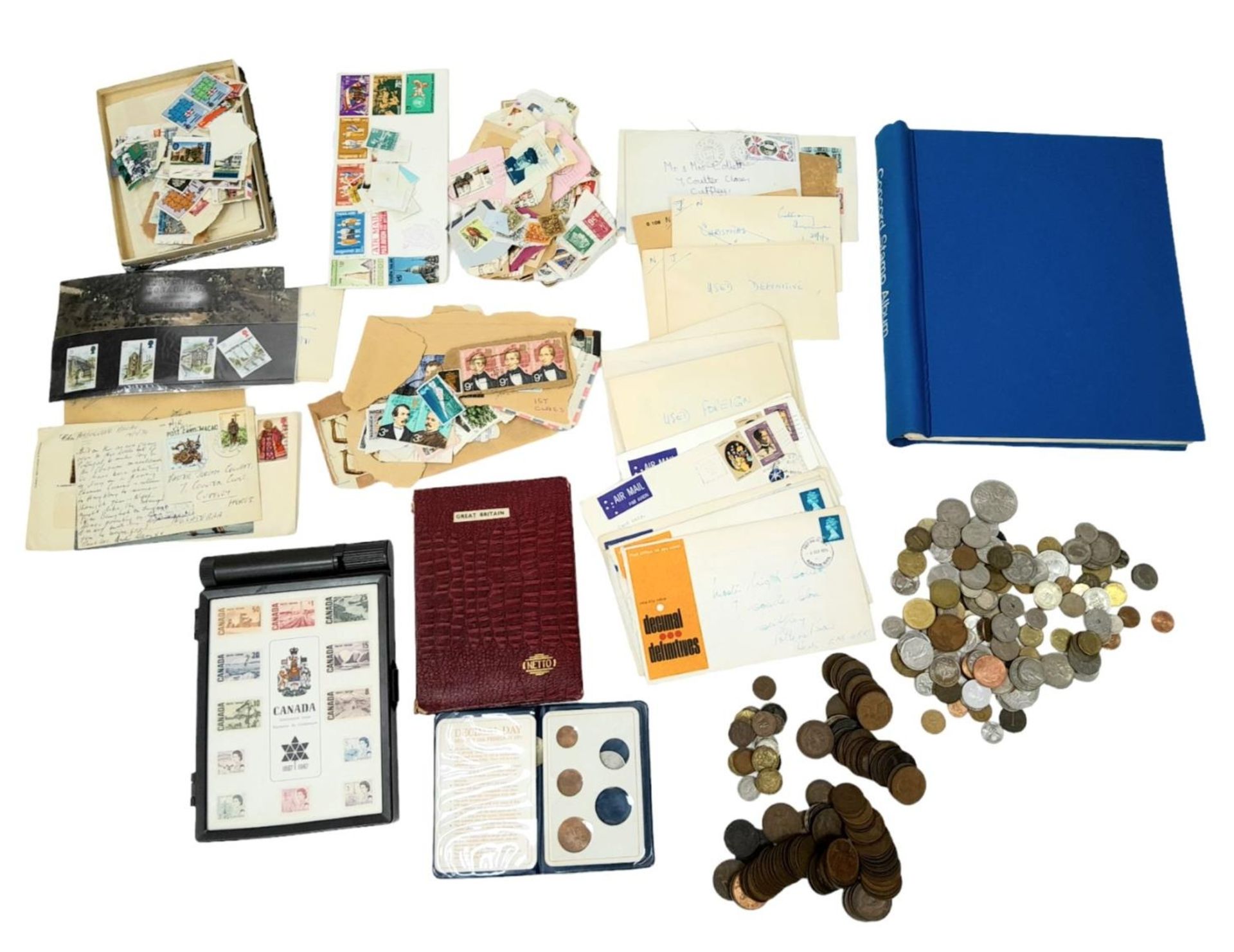 A Stamp and Coin Collection - Perfect for a starter. - Bild 2 aus 7