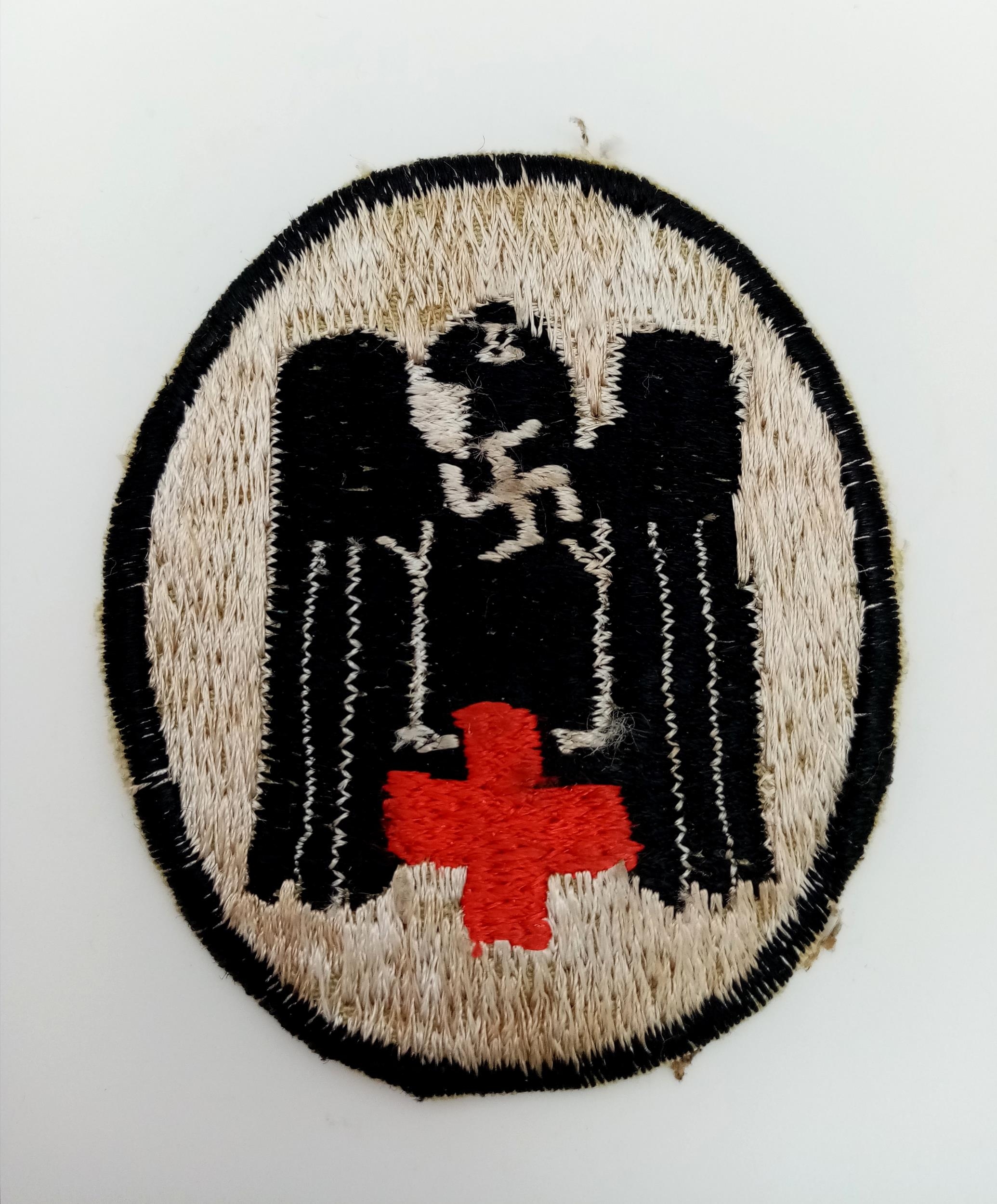 WW2 German DRK (German Red Cross) Sports Vest Badge.