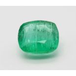 A 1.56ct Afghanistan Panjsher Mines Rare Emerald - GFCO Swiss Certified.