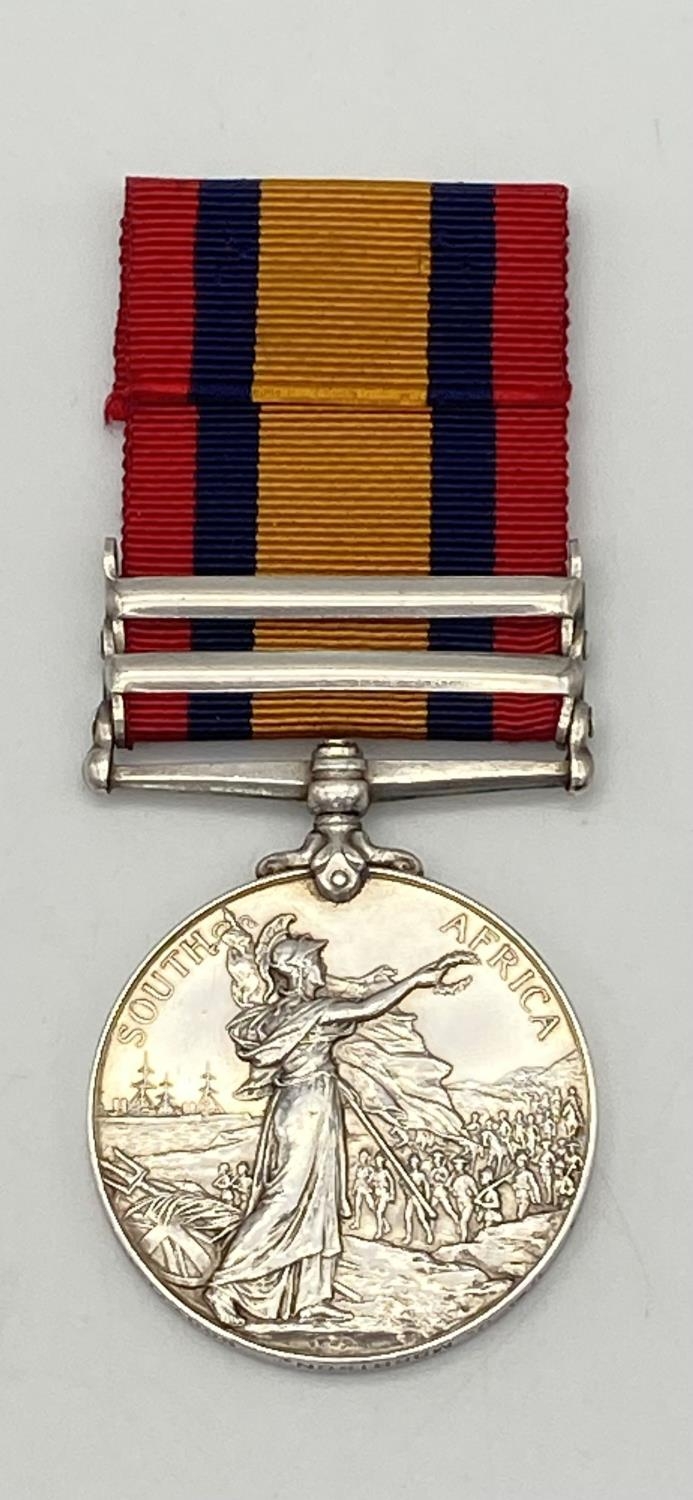 Queen’s South Africa Medal 1899-1902, with two clasps: Cape Colony, Wittebergen. Named to : 2094 Cpl - Image 2 of 5
