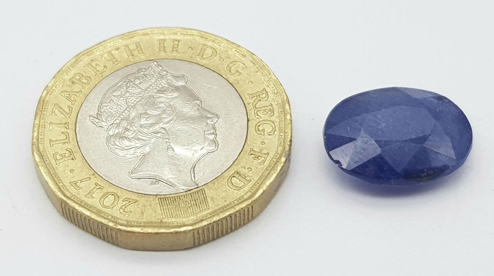 A 6.50ct African Blue Sapphire - AIG Certified. - Image 2 of 5