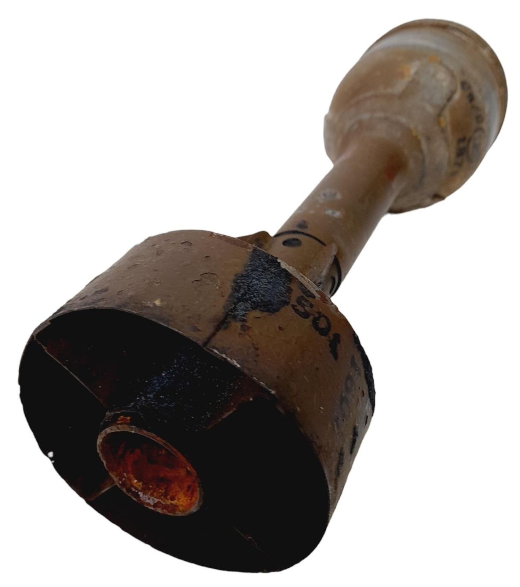 INERT PIAT (Projectile Anti Infantry Anti-Tank) Round. This is an empty TNT.3 Variant, more rare - Image 3 of 6
