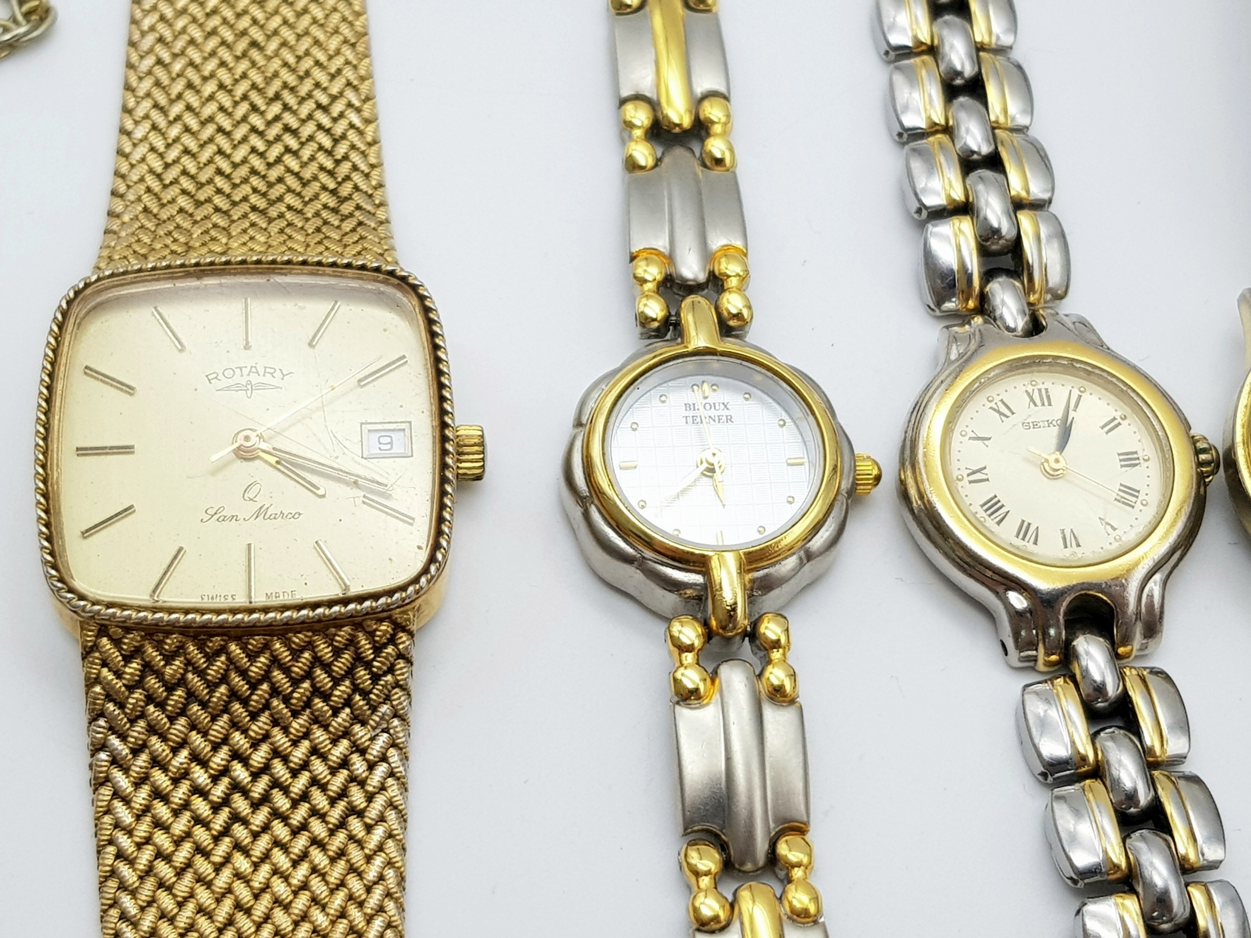 A Selection of Seven Quartz Ladies Watches. All in need of a battery so a/f. - Image 3 of 7