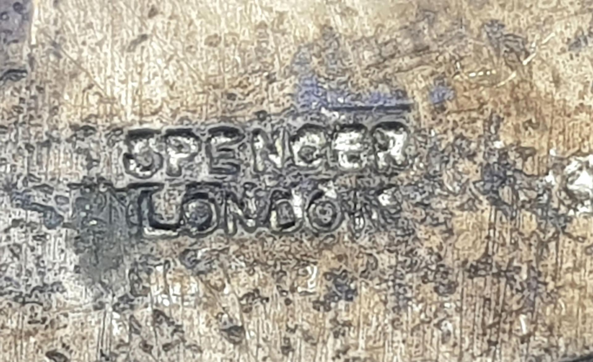 WW2 Silver Polish Pilots Lapel Badge. Made in London, England by Spencer’s. - Image 3 of 4