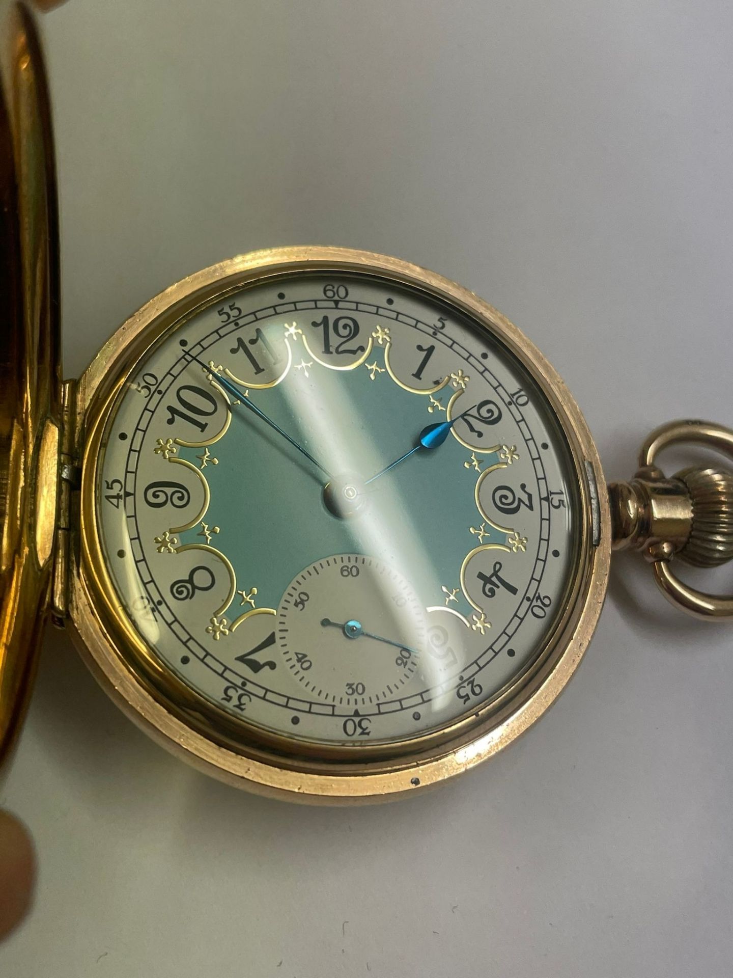 A Waltham full hunter pocket watch. In working order. - Bild 2 aus 3