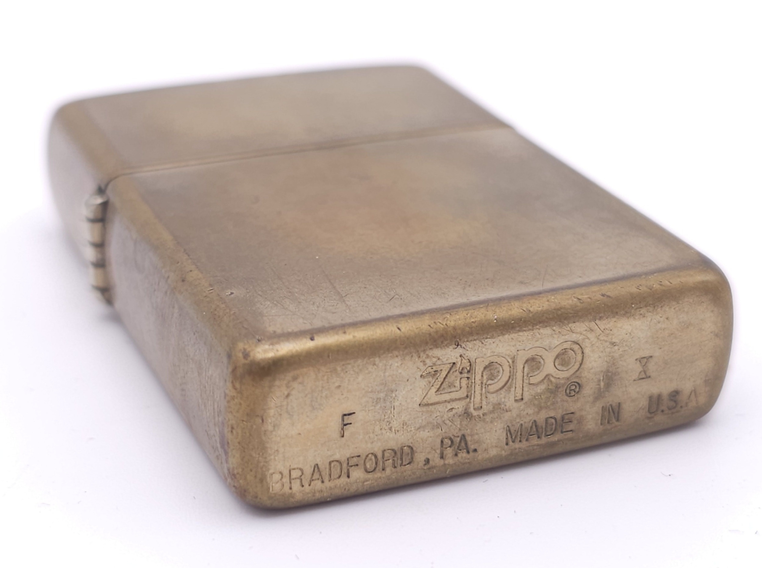 A Vintage Brass Zippo Lighter. USA Made. Marked X. Comes with a Vintage Zippo Lighter Collection - Image 10 of 16