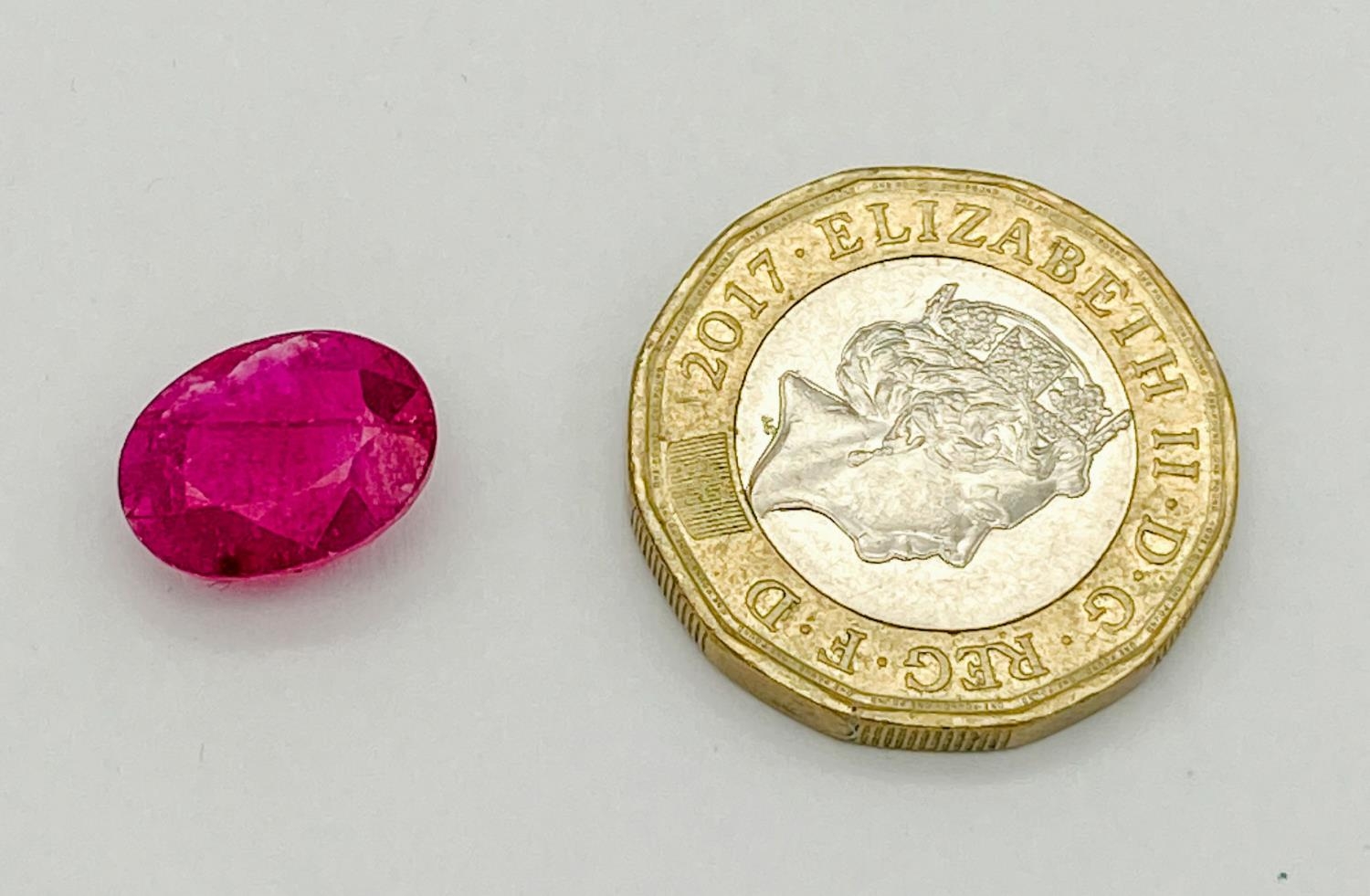 A 6.51ct Natural Ruby Gemstone - GFCO Swiss Certified. - Image 3 of 4