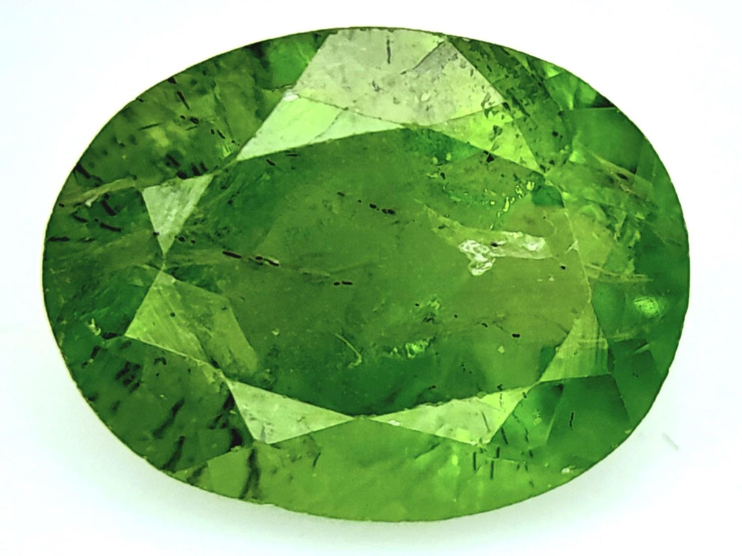 A 3.00ct Pakistan Peridot Gemstone - GFCO Certified.