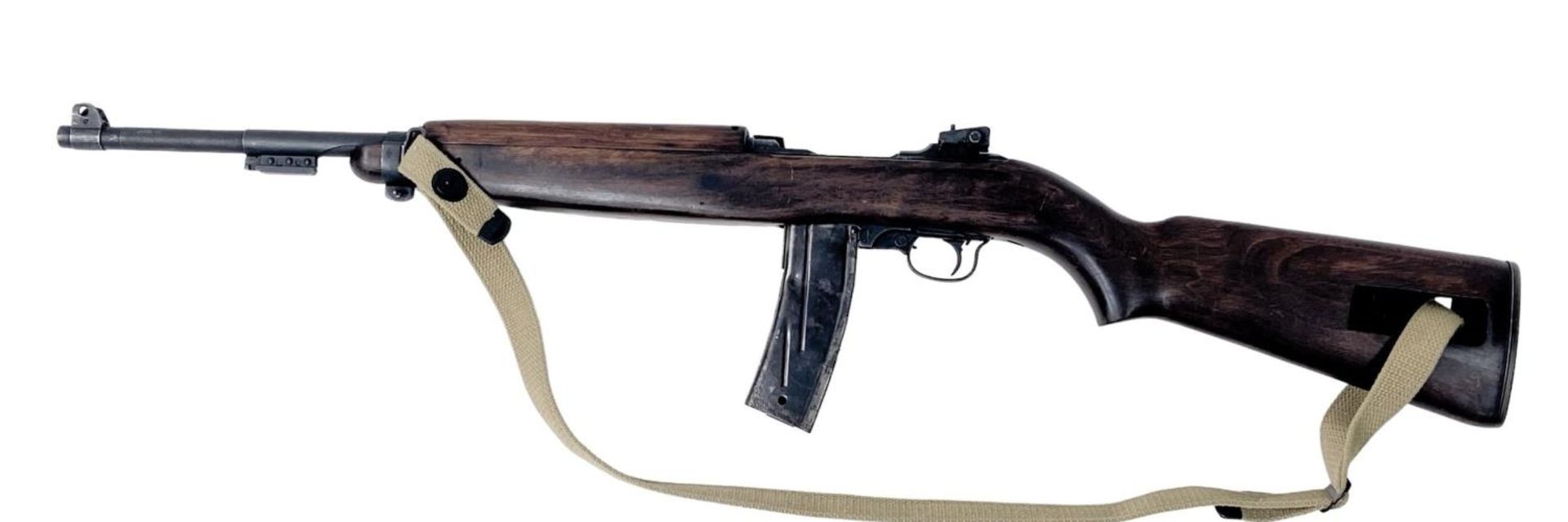 A Deactivated Winchester M1 Carbine Rifle. This .30 calibre rifle was designed by Winchester and - Bild 2 aus 10