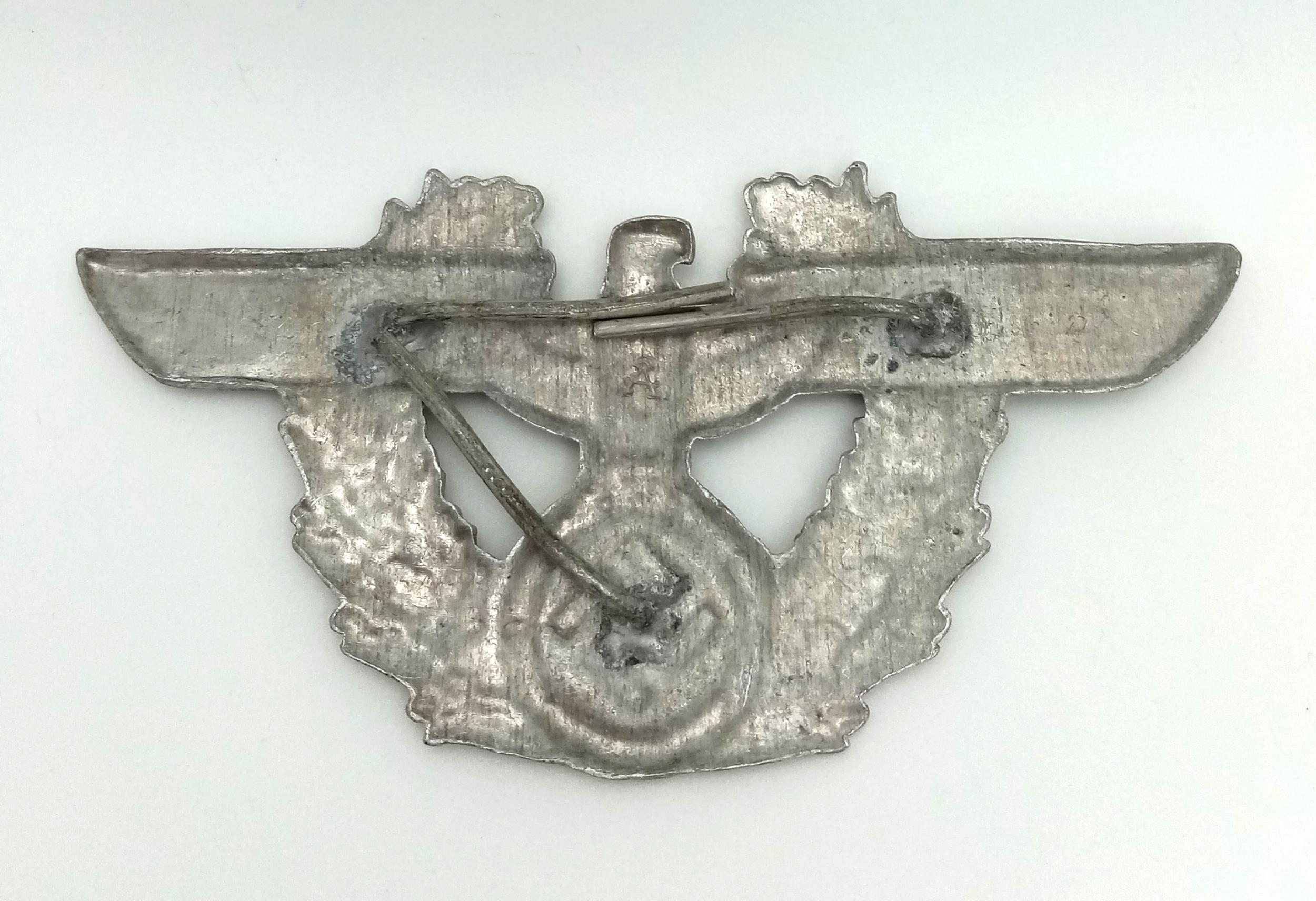 WW2 German Stadt Police Pouch Badge. Makers Marked Assmann. - Image 3 of 3