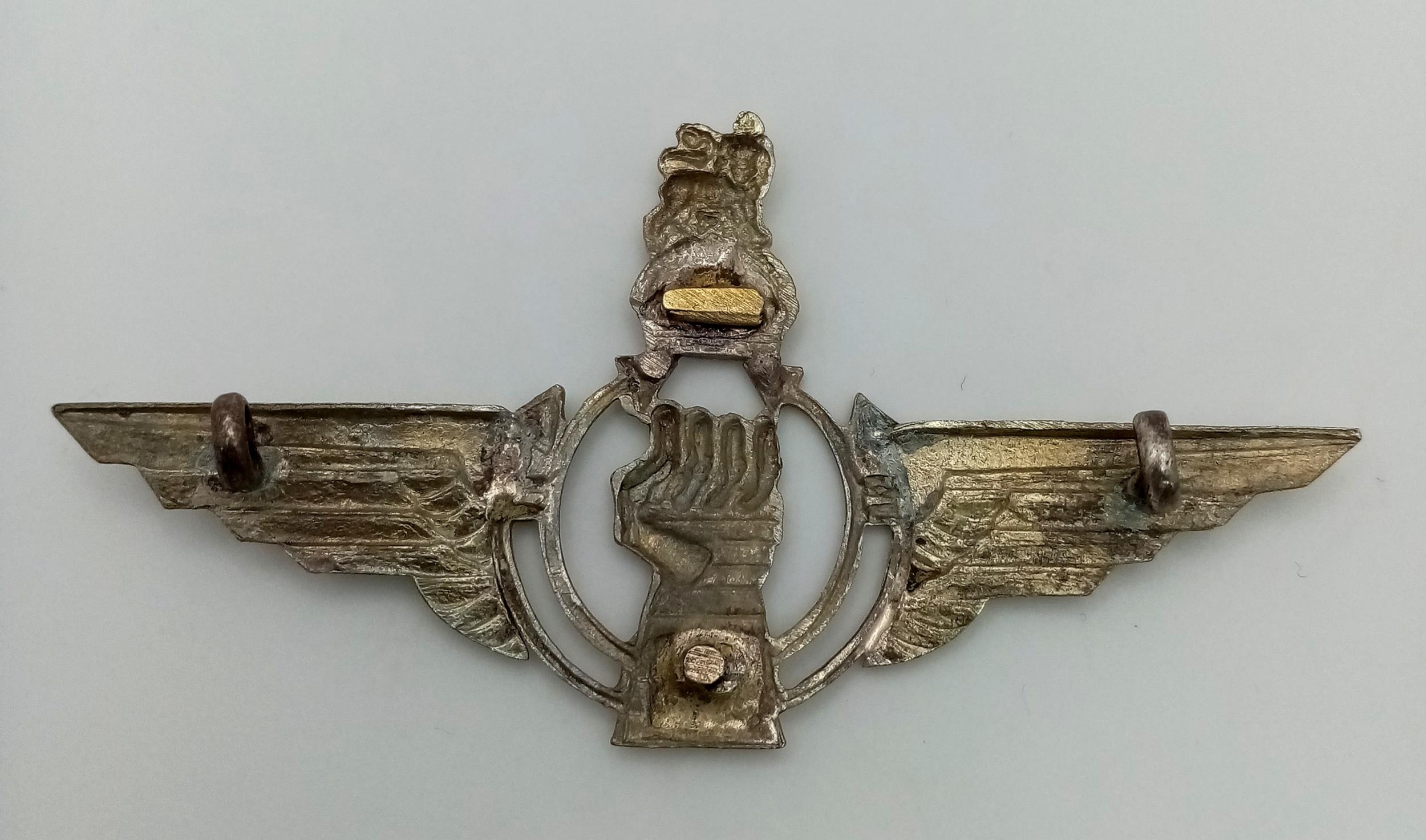 Unofficial 6th Airborne Armoured Recce Cap Badge. Several variants of this homemade D-Day badge were - Image 3 of 3