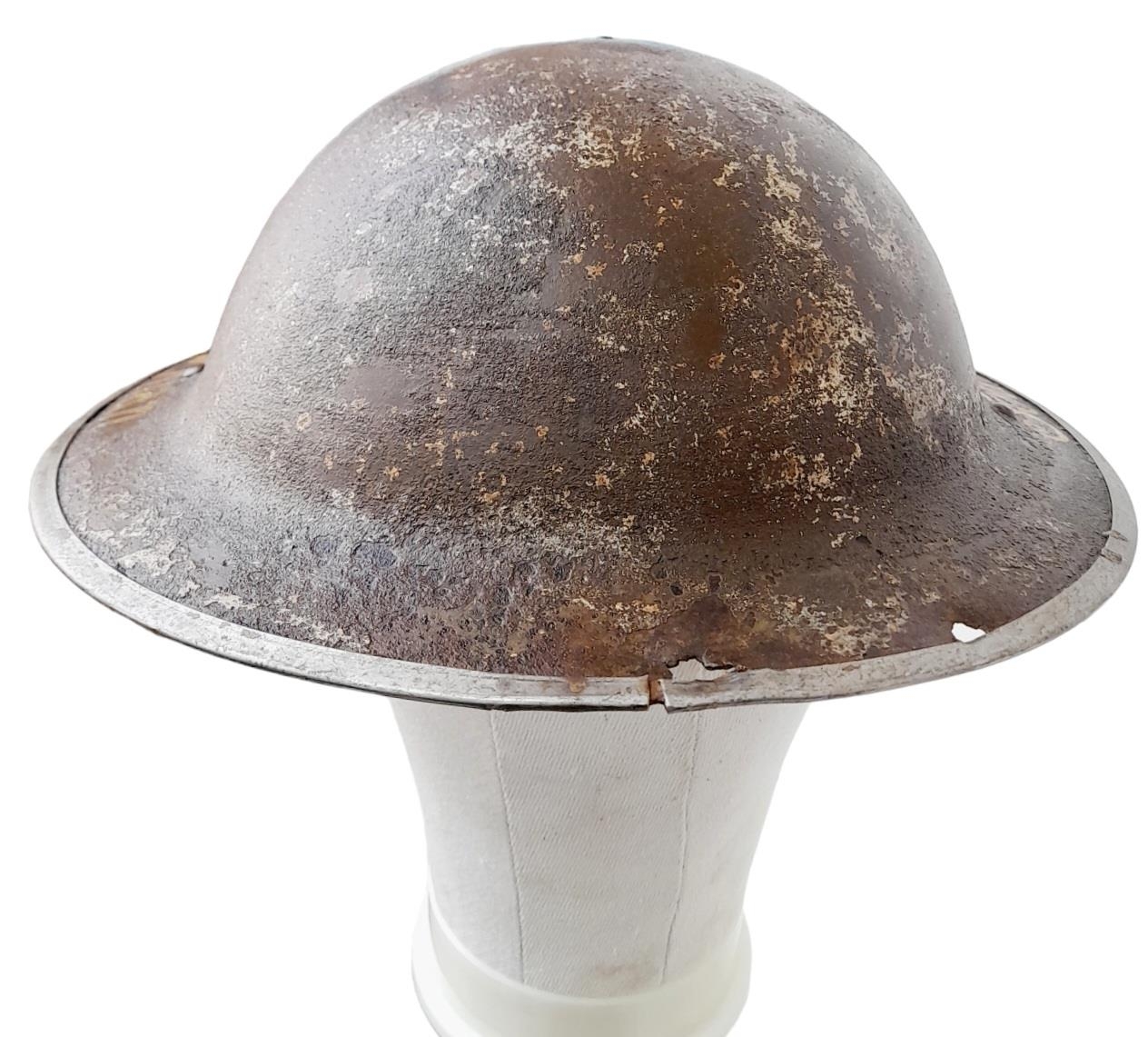 WW2 Trench Art South African Mk II Helmet “From Tobruk to Milan” - Image 3 of 5