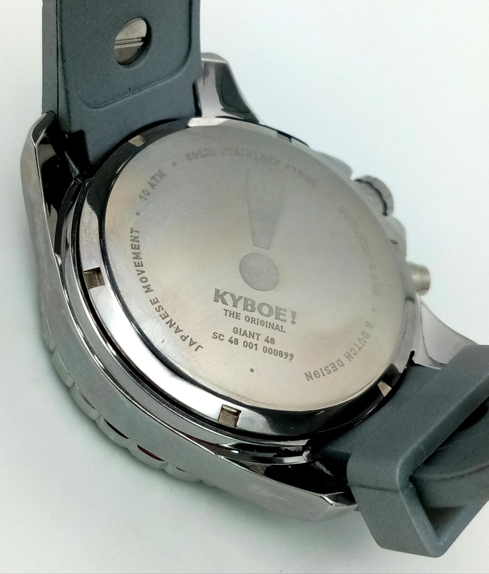 An Unworn Dutch Backlit Divers Watch by Kyboe, Model Giant Mariner 48mm. New Batteries Fitted - Image 5 of 6