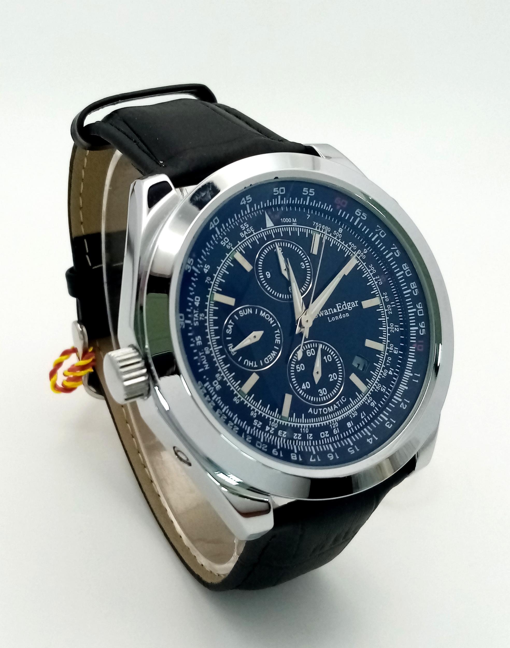 An unworn Men’s Luxury, Limited Edition, Swann & Edgar, London, Model Racecounter Watch. 55mm - Image 3 of 6