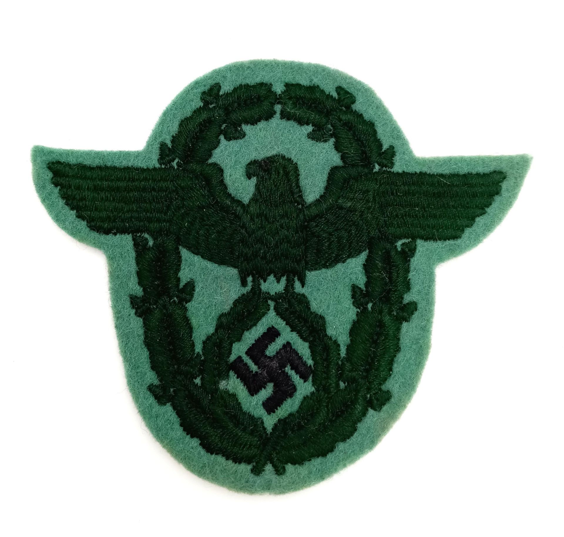 WW2 German SchutzPolizei Sleeve Eagle.