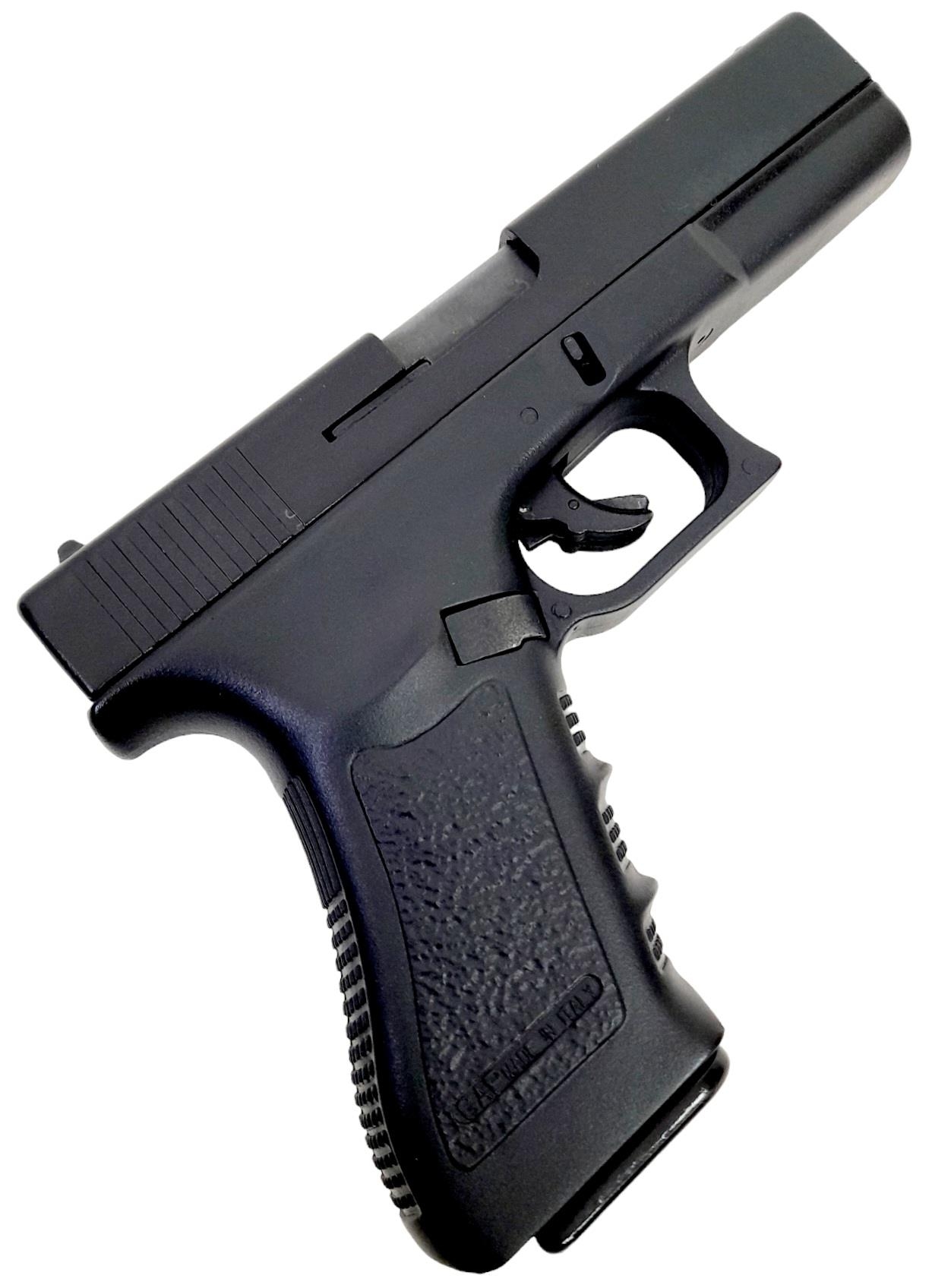 A Glock Gap 8mm Top Vented Blank Firing Pistol. Over 18 only. UK sales only. Blank guns should