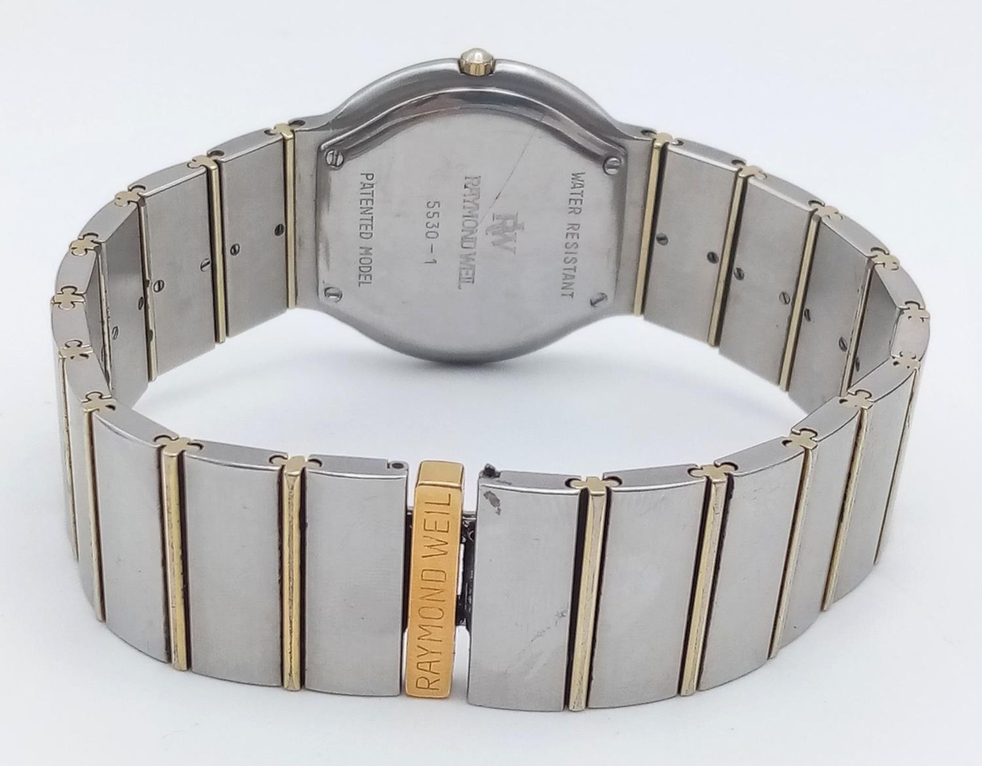 A Raymond Weil Oasis Quartz Watch. Stainless steel bracelet and case - 32mm. White dial. In - Bild 4 aus 5