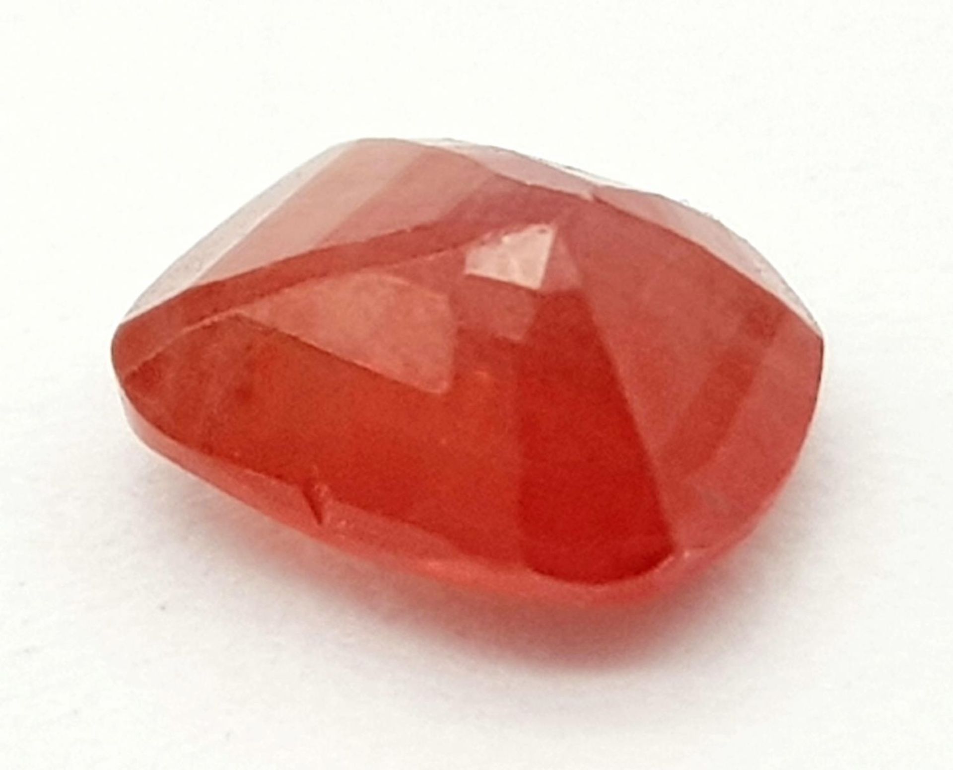 A 1.23ct Rare Tanzanian Orange Sapphire - GFCO Swiss Certified. - Bild 2 aus 5