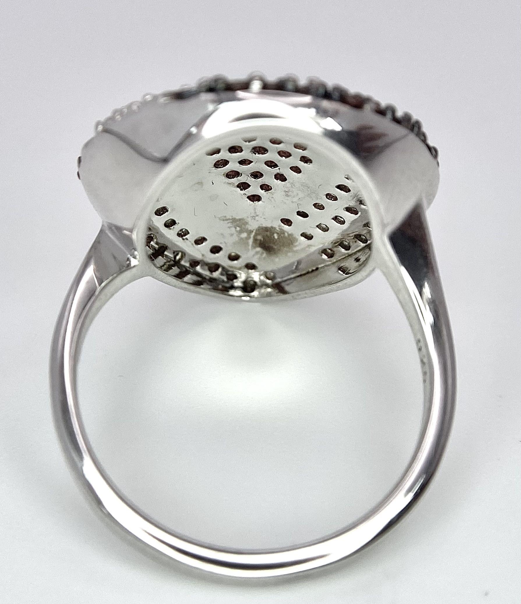 A Stunning, Unworn, Fully Certified Limited Edition (1 of 50), Sterling Silver and Anthill Garnet - Image 5 of 7