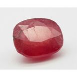 An 8.56ct Natural Ruby Gemstone - GFCO Swiss Certified.